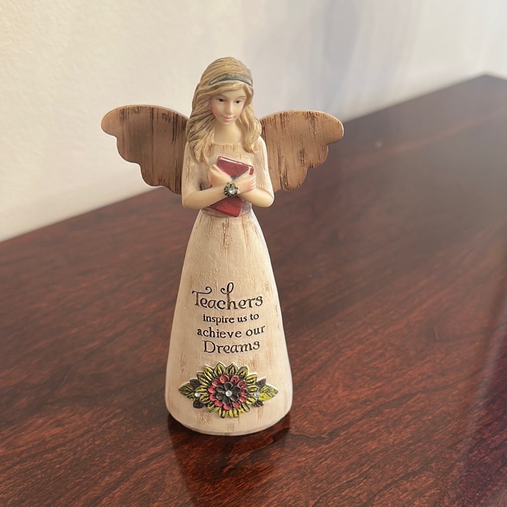 Inspirational Teacher Angel Figurine